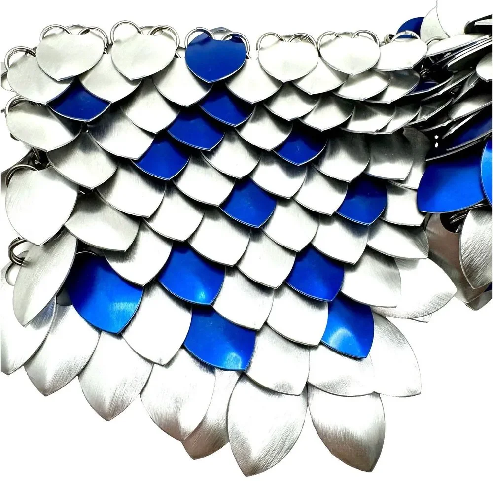 Scalemail Armor 26” Chainmail Dragon Art Supply Renaissance Gothic Handmade